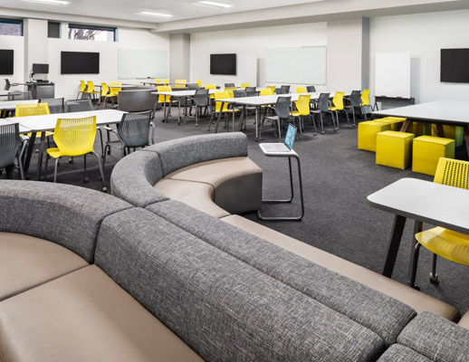 knoll works 2021 connected campous lab multigeneration by knoll rockwell unscripted easy tables sawhorse table upholstered seat cube k. lounge toboggan pull up table classroom training multi-purpose