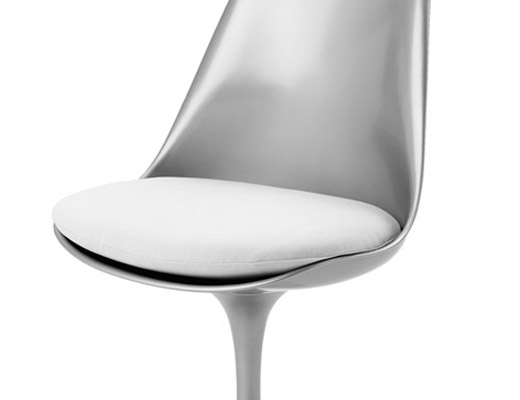 Tulip Chair in Platinum finish