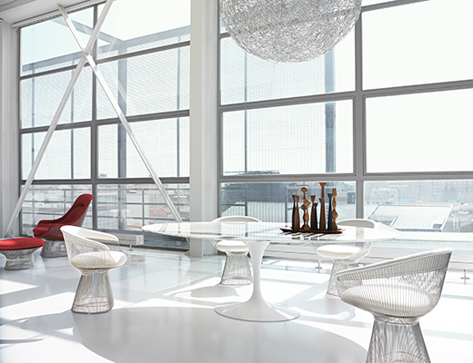 Knoll Warren Platner Wire Dining Collection