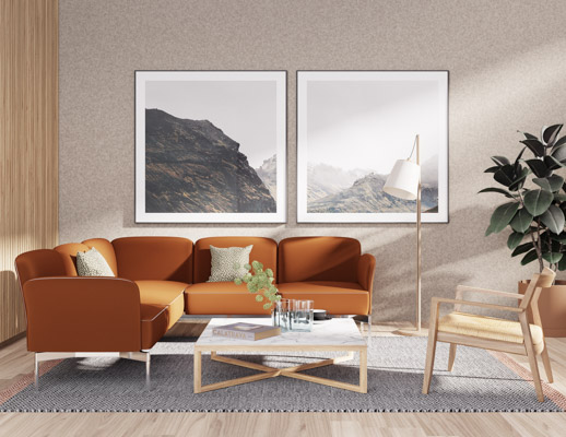 Pixel Lounge Krusin Lounge Chair Krusin Coffee Table Muuto Pull Floor Lamp Muuto Ply