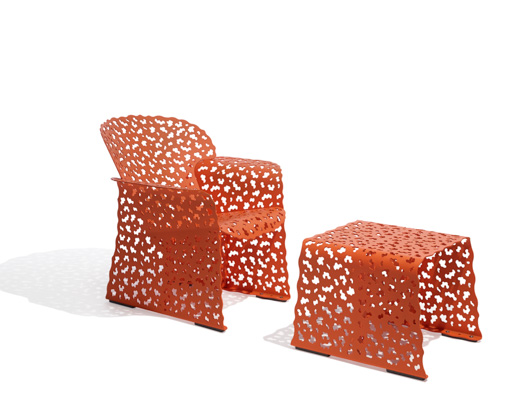 Richard Schultz Topiary Lounge Chair & Stool