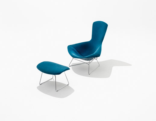 bertoia bird chair ottoman
