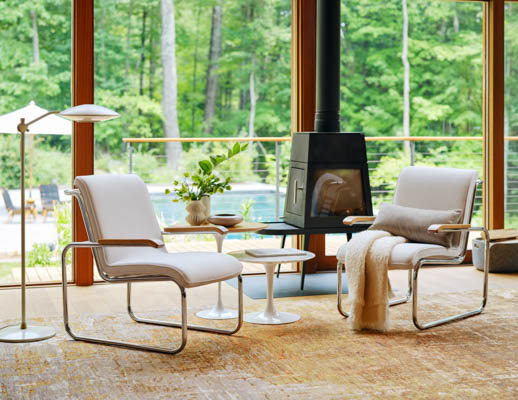 mb lounge marcel breuer saarinen table hourglass air