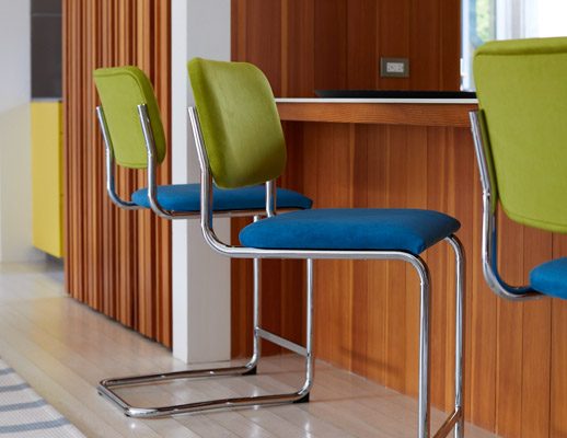 Marcel Breuer Cesca bar stool brno chair mies van der rohe