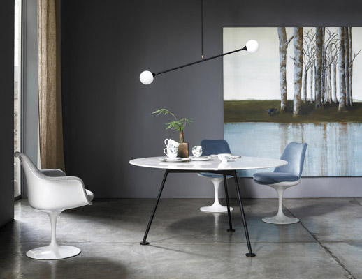 grasshopper high table piero lissoni tulip chair eero saarinen