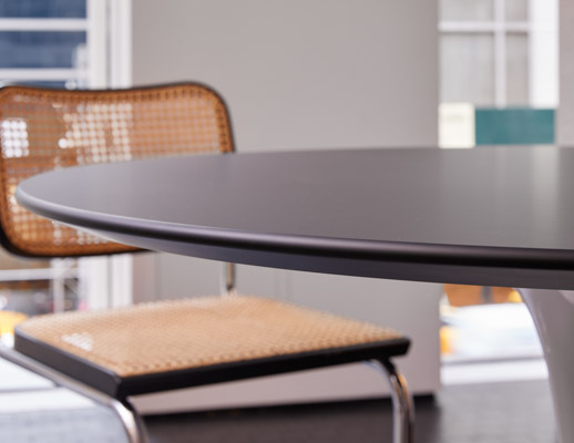 Marcel Breuer Eero Saarinen seating dining table